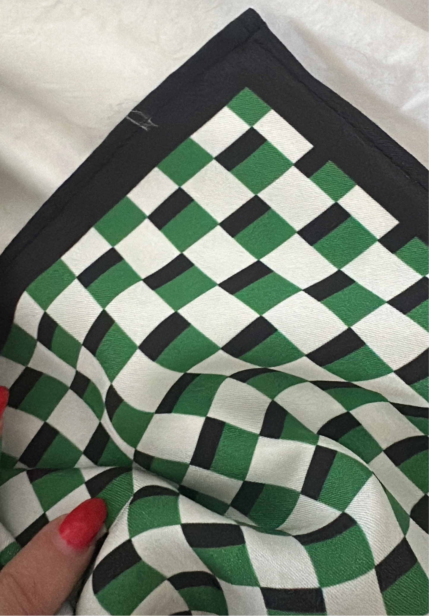 Grand Prix Carrera Green Silk Bandana