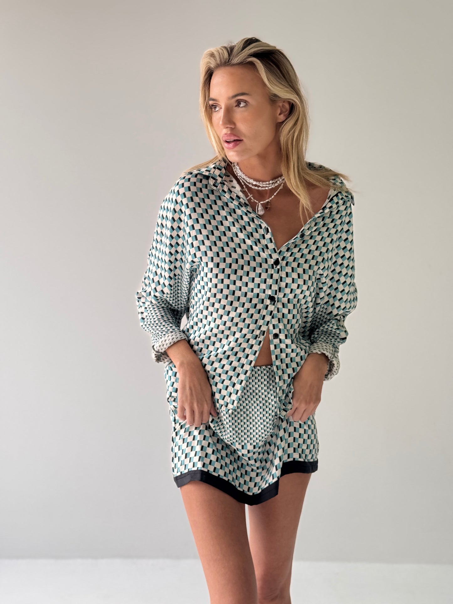 Grand Prix Ara Blue Silk Micro