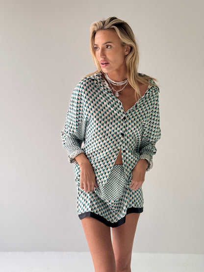 Grand Prix Ara Blue Silk Micro